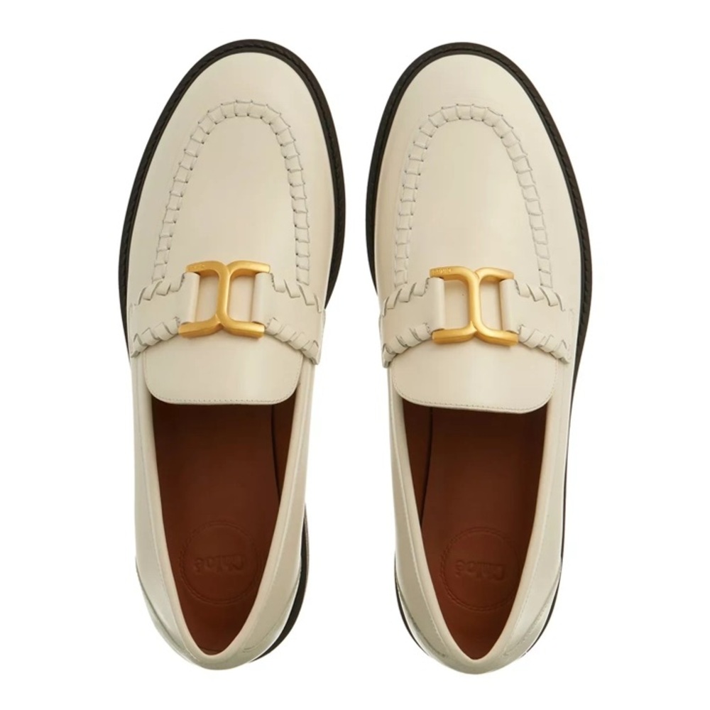 New Chloe Marci Off-White Loafer size 40.